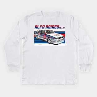 Alfa Romeo 75 Kids Long Sleeve T-Shirt